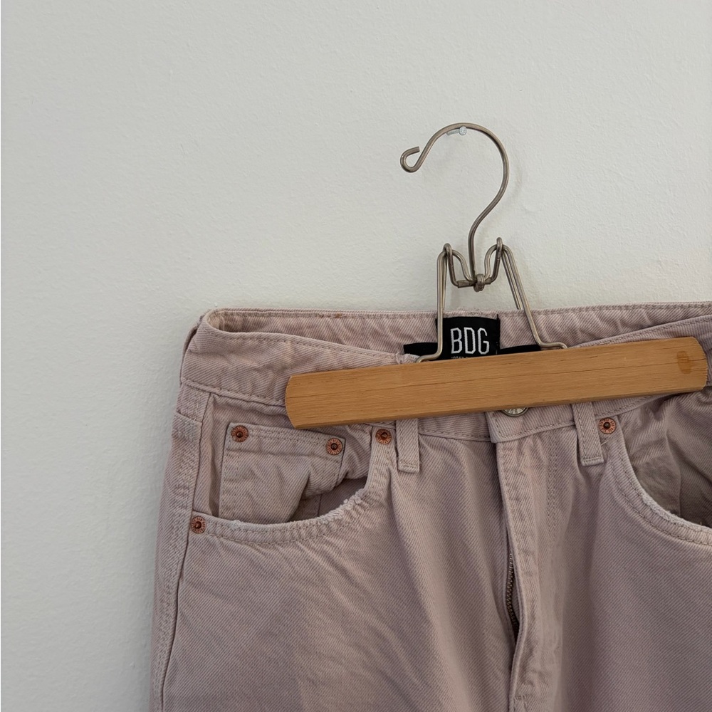 Urban Outfitters Light Pink Flare Jeans - Picture 2 of 5